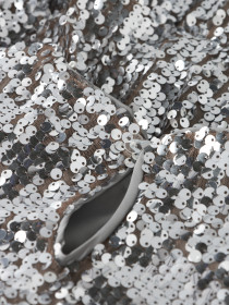 NAME IT Paillet Kjole Riscing Silver